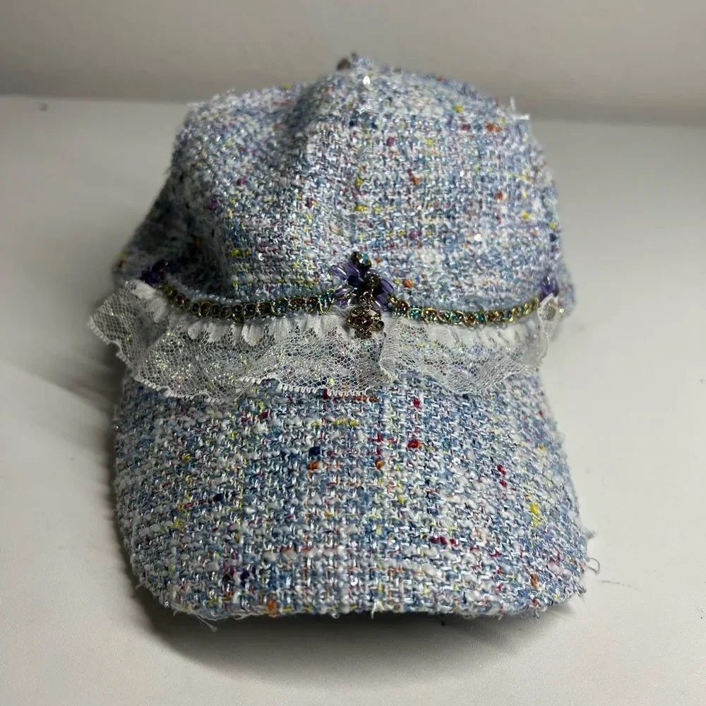 Nicole Marciano Fashion Bohemian Hat one Size Lace Design